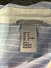 H&M Stripes Blue Long Sleeve Button-Down Shirt Size 14 - photo 7
