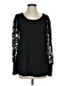 Bibi Black Long Sleeve Blouse Size S - photo 1