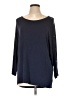 JM Collection Blue 3/4 Sleeve Top Size L - photo 1