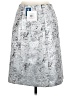 Ellen Tracy Metallic Silver Formal Skirt Size 10 - photo 2