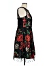 Studio One 100% Polyester Floral Black Cocktail Dress Size 10 (petite) - photo 4