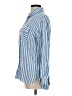 MSJ Stripes Blue Long Sleeve Button-Down Shirt Size M - photo 5