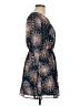 Forever 21 100% Polyester Paisley Blue Casual Dress Size L - photo 4