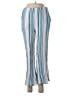 Escada 100% Cotton Stripes Blue Casual Pants Size S - photo 1