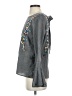 Grace Elements Gray Long Sleeve Blouse Size S - photo 5