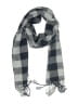Unbranded Checkered-gingham Gray Blue Scarf One size - photo 1