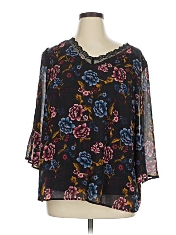 Massini 3/4 Sleeve Blouse (view 1)