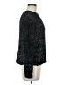 Romeo & Juliet Couture 100% Polyester Tweed Black Pullover Sweater Size M - photo 4