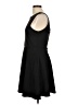 Unbranded Solid Black Casual Dress Size L - photo 5