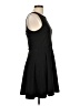 Unbranded Solid Black Casual Dress Size L - photo 4