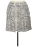 Dragonfly Paisley Silver Gray Casual Skirt Size L - photo 1