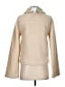 H&M 100% Polyester Solid Ivory Faux Fur Jacket Size XS - photo 2