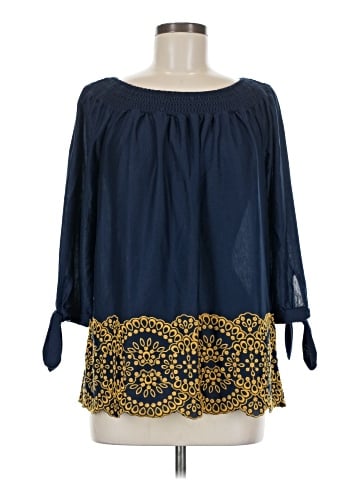 Fever 3/4 Sleeve Blouse (view 1)