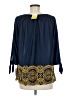 Fever Blue 3/4 Sleeve Blouse Size M - photo 2