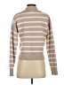 Nicole Miller New York Stripes Tan Pullover Sweater Size XS - photo 2