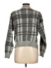 A. Peach 100% Acrylic Plaid Gray Pullover Sweater Size L - photo 2