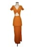 Lulus Color Block Orange Cocktail Dress Size XS - photo 1