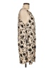 Shein 100% Polyester Print Tan Casual Dress Size M - photo 4