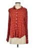 Harper 100% Rayon Polka Dots Red Long Sleeve Blouse Size S - photo 1