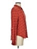 Harper 100% Rayon Polka Dots Red Long Sleeve Blouse Size S - photo 4