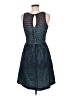 Maurices Polka Dots Teal Cocktail Dress Size 7 - 8 - photo 2