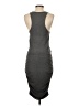 Stem Solid Gray Casual Dress Size XS - photo 2