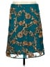Baraschi 100% Polyester Paisley Teal Casual Skirt Size 4 - photo 1