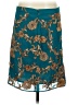 Baraschi 100% Polyester Paisley Teal Casual Skirt Size 4 - photo 2