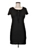 LIVI Solid Black Casual Dress Size M - photo 1