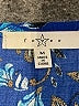 Fever 100% Rayon Blue 3/4 Sleeve Blouse Size M - photo 7