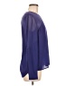 1.State 100% Polyester Purple Long Sleeve Blouse Size M - photo 4