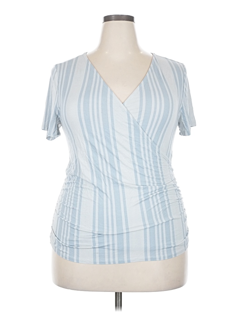 Pre-owned Torrid Short Sleeve T-shirt In Blue