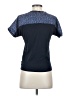 Aigle Tweed Blue Short Sleeve T-Shirt Size S - photo 2