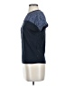 Aigle Tweed Blue Short Sleeve T-Shirt Size S - photo 5