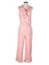 Paige 100% Rayon Solid Pink Jumpsuit Size S - photo 1