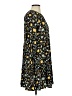 Universal Thread 100% Rayon Print Black Casual Dress Size XS - photo 4