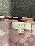 Ann Taylor LOFT Outlet Floral Purple Pullover Sweater Size M - photo 7