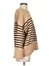 Unbranded 100% Polyester Stripes Tan Pullover Sweater Size XS - photo 4
