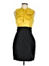 BCBGMAXAZRIA Yellow Cocktail Dress Size 4 (petite) - photo 1