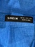 Shein Blue 3/4 Sleeve Button-Down Shirt Size 2 - photo 7