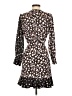 Paige 100% Polyester Floral Black Cocktail Dress Size XS - photo 2