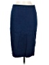 Leara Woman Solid Blue Casual Skirt Size M - photo 1