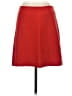Ann Taylor LOFT Solid Red Casual Skirt Size 0 - photo 1