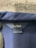 Sabo 100% Nylon Blue Long Sleeve Blouse Size M - photo 7