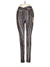 Wolven Print Black Leggings Size S - photo 1