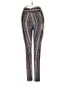 Wolven Print Black Leggings Size S - photo 2