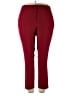 Kasper Solid Burgundy Dress Pants Size 16 - photo 1