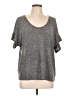 Gap Gray Short Sleeve Top Size L - photo 1