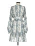 Fab'rik 100% Polyester Paisley Blue Cocktail Dress Size S - photo 2