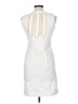Assorted Brands Solid White Casual Dress Size 10 - photo 2